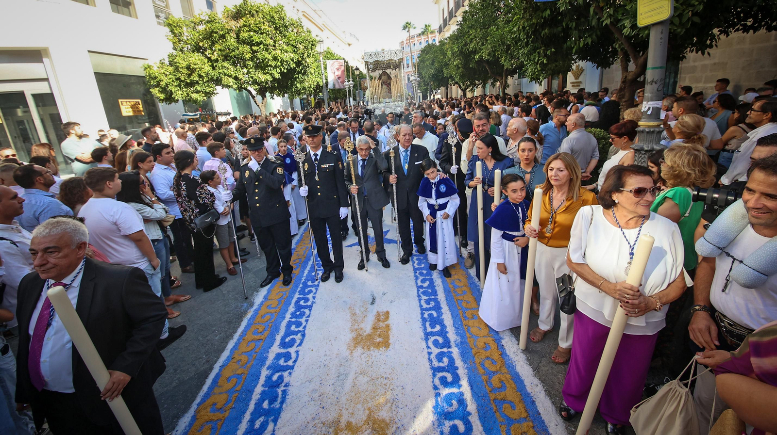 La Virgen de la Estrella ilumina las calles de Jerez La Virgen de la Estrella ilumina las calles de Jerez