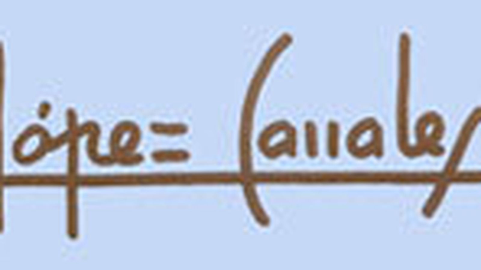 La firma de López Canales.