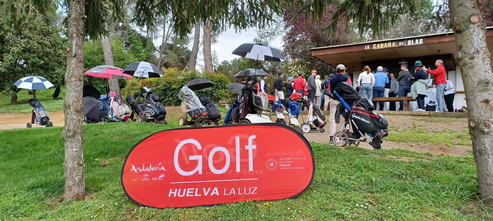 La prueba impulsada por el Patronato de Turismo de Huelva en el campo barcelonés de Sant Cugat.
