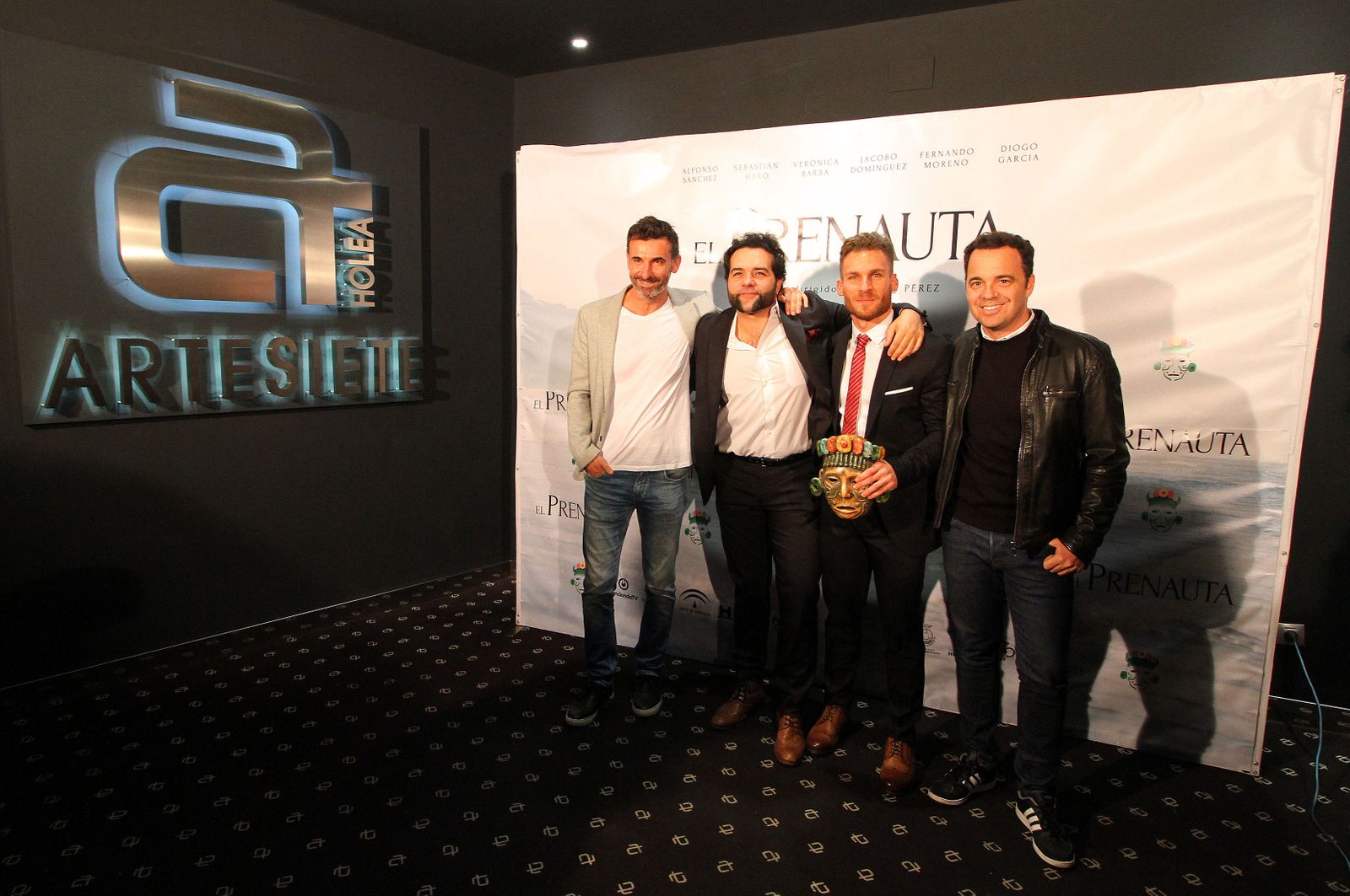 Imágenes del estreno del cortometraje 'El Prenauta'