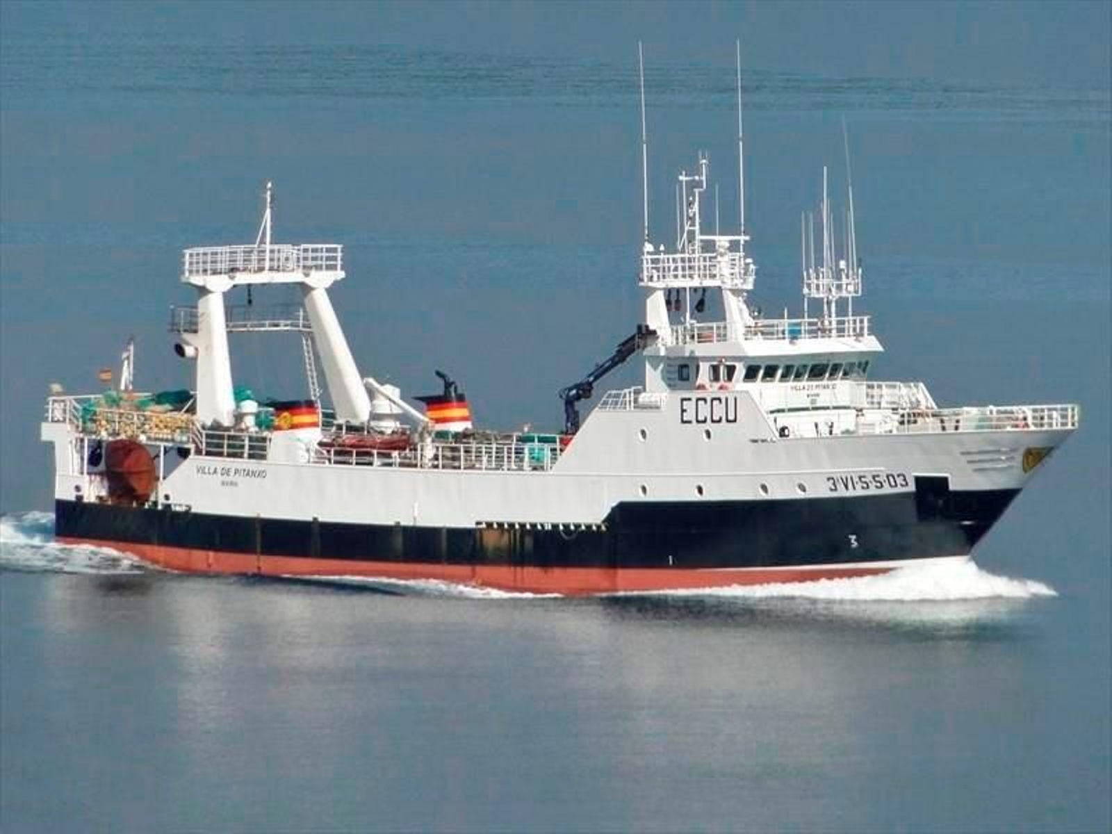 El barco Villa de Pitanxo.