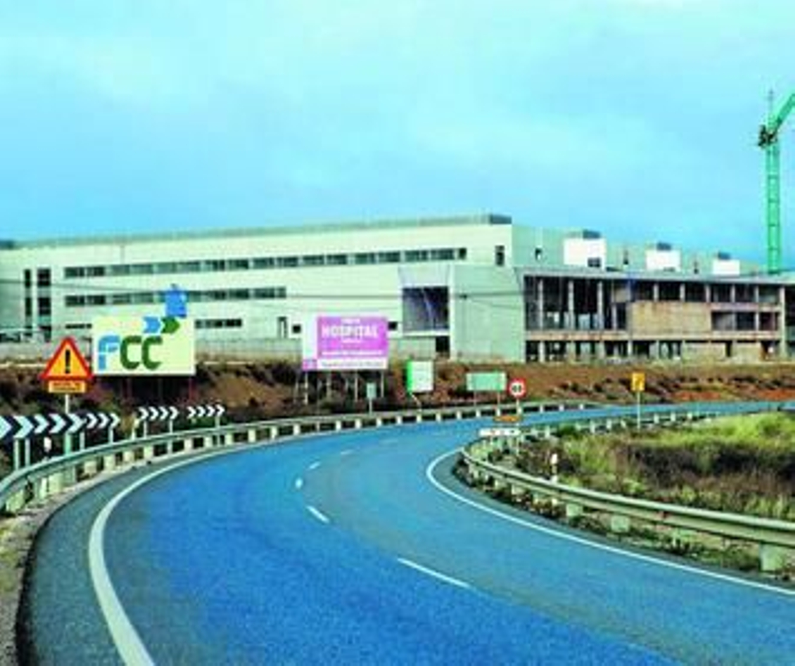 Estado actual de las obras del hospital.