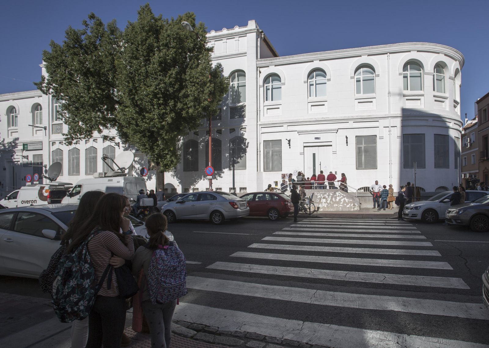 El colegio en el que tuvo lugar la agresión.