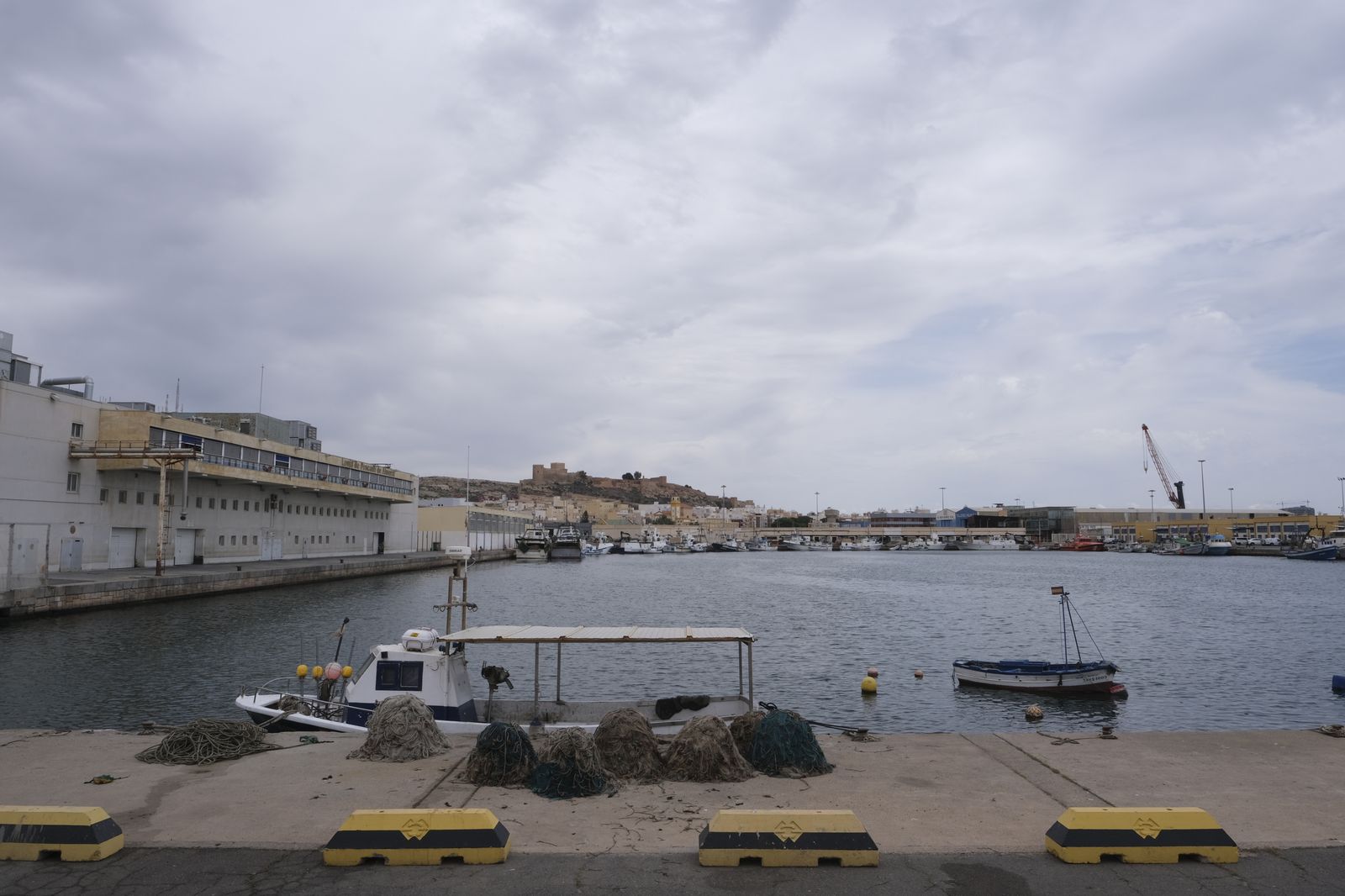Fotogalería visita obras nuevo fondeadero del Puerto Pesquero de Almería