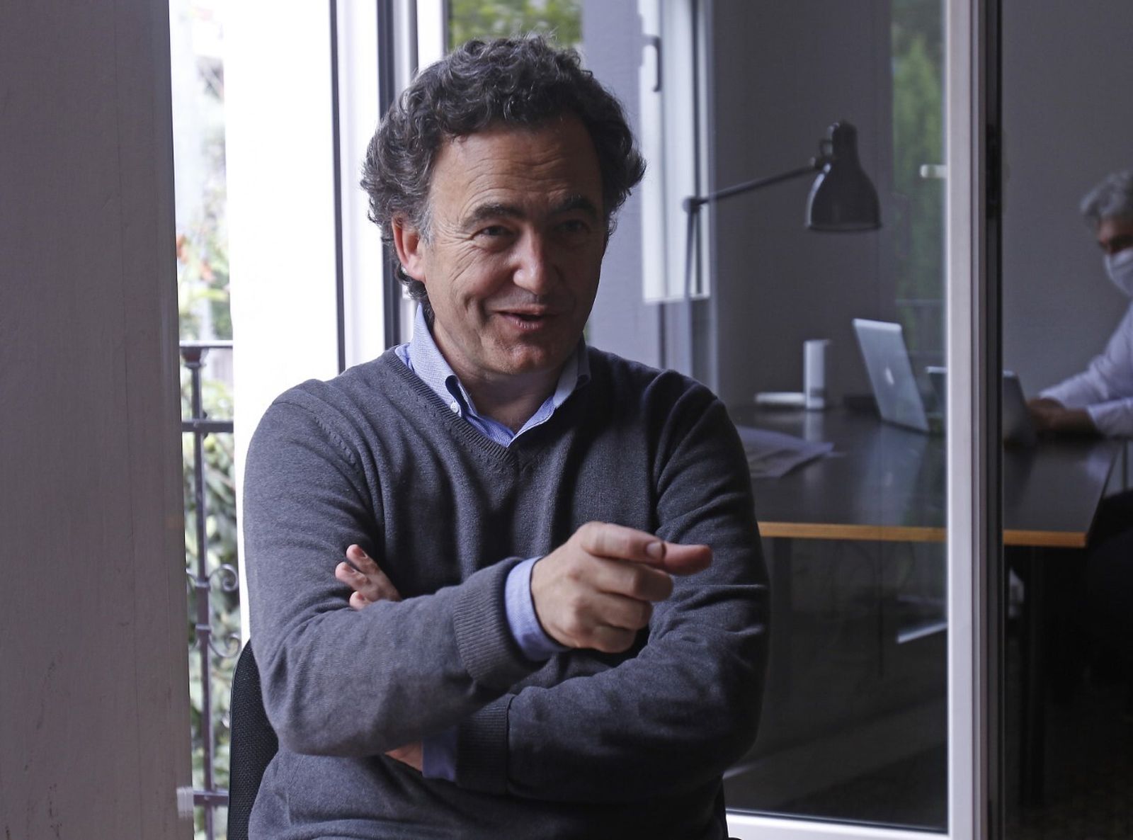 Gonzalo Díaz-Recasens, en su estudio.