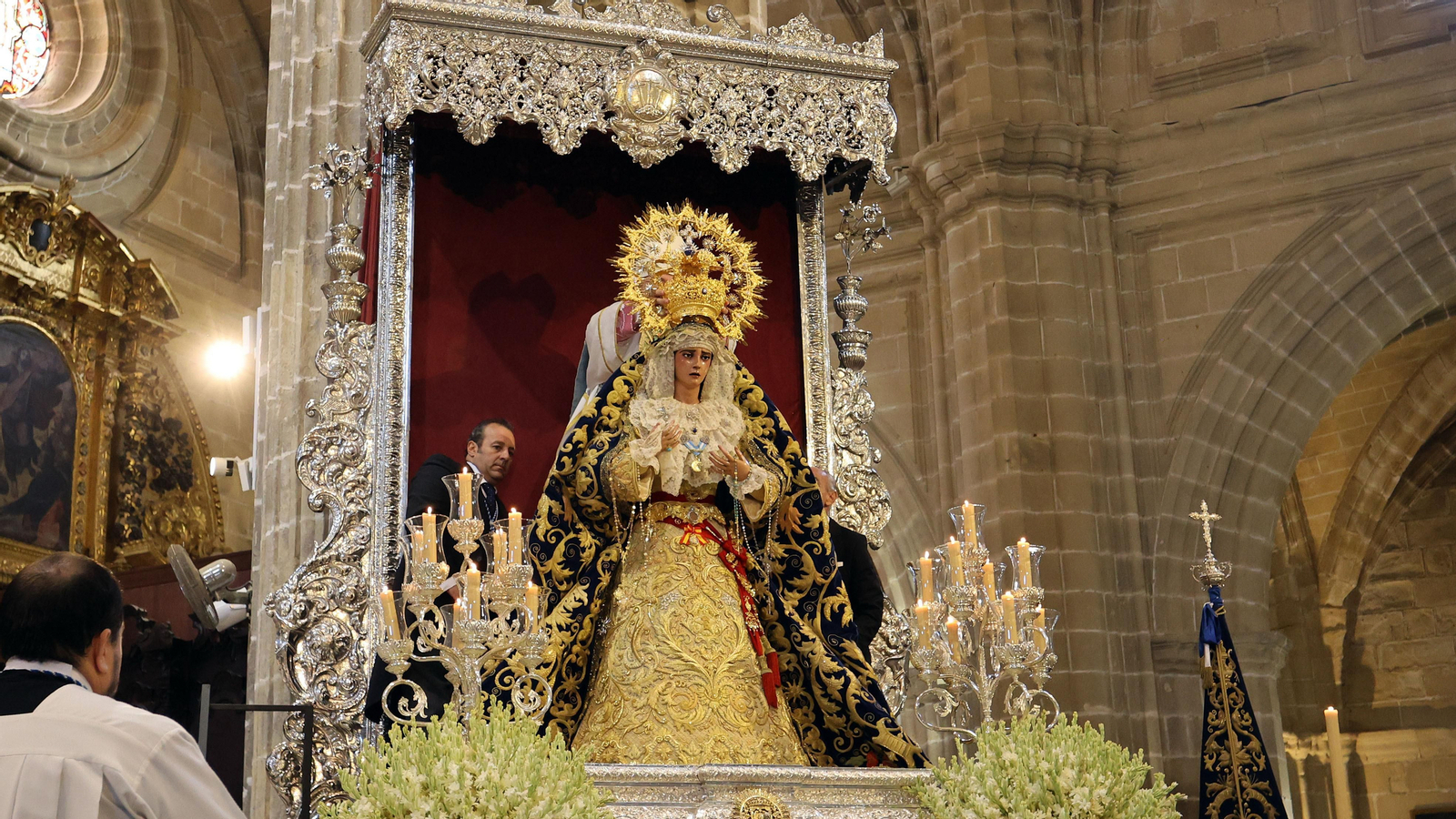 Las imágenes de la coronación de la Virgen de la Estrella en la Catedral.