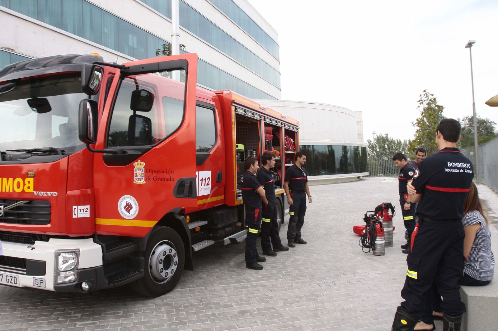 Bomberos de Granada, en una imagen de archivo.