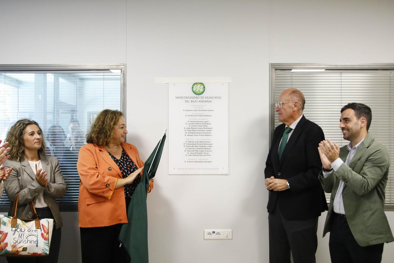 La inauguración de la nueva sede de la Mancomunidad del Bajo Andarax, en imágenes