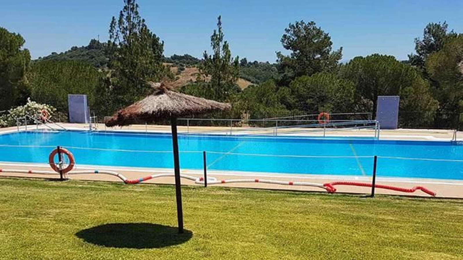 La piscina de Jimena.