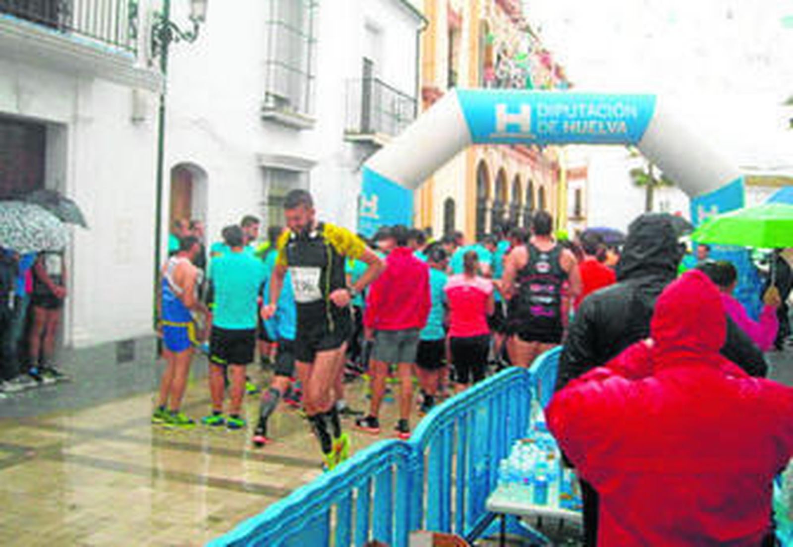El mal tiempo fue protagonista en la carrera celebrada en Moguer.