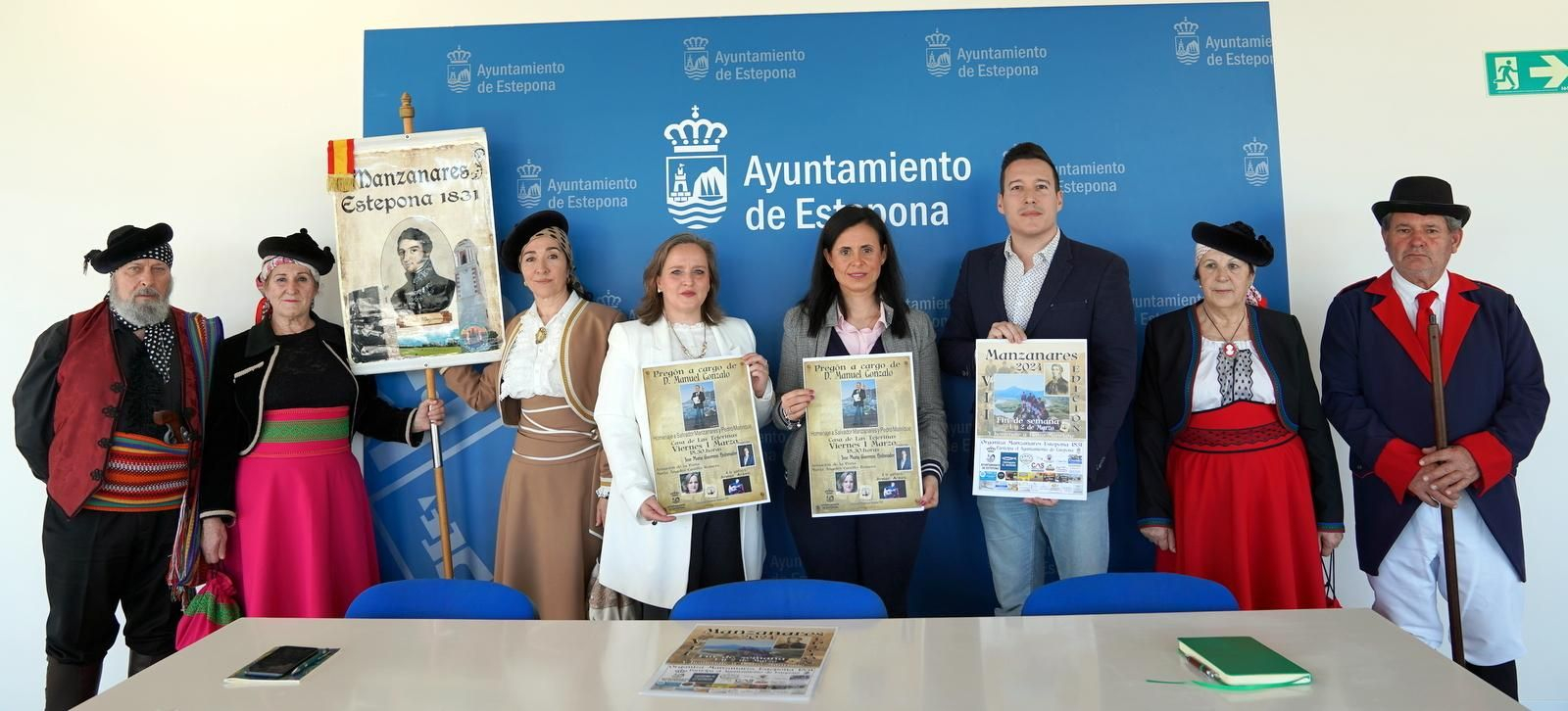 La presentación del acto conmemorativo.