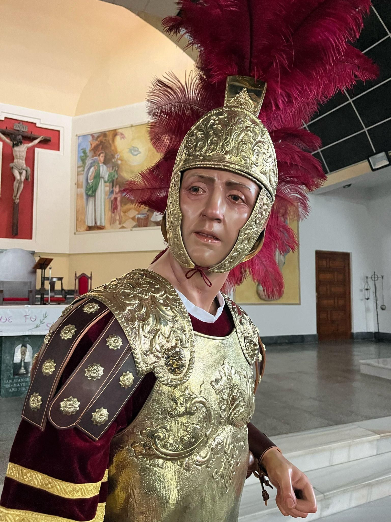 Otra perspectiva del nuevo centurión romano.