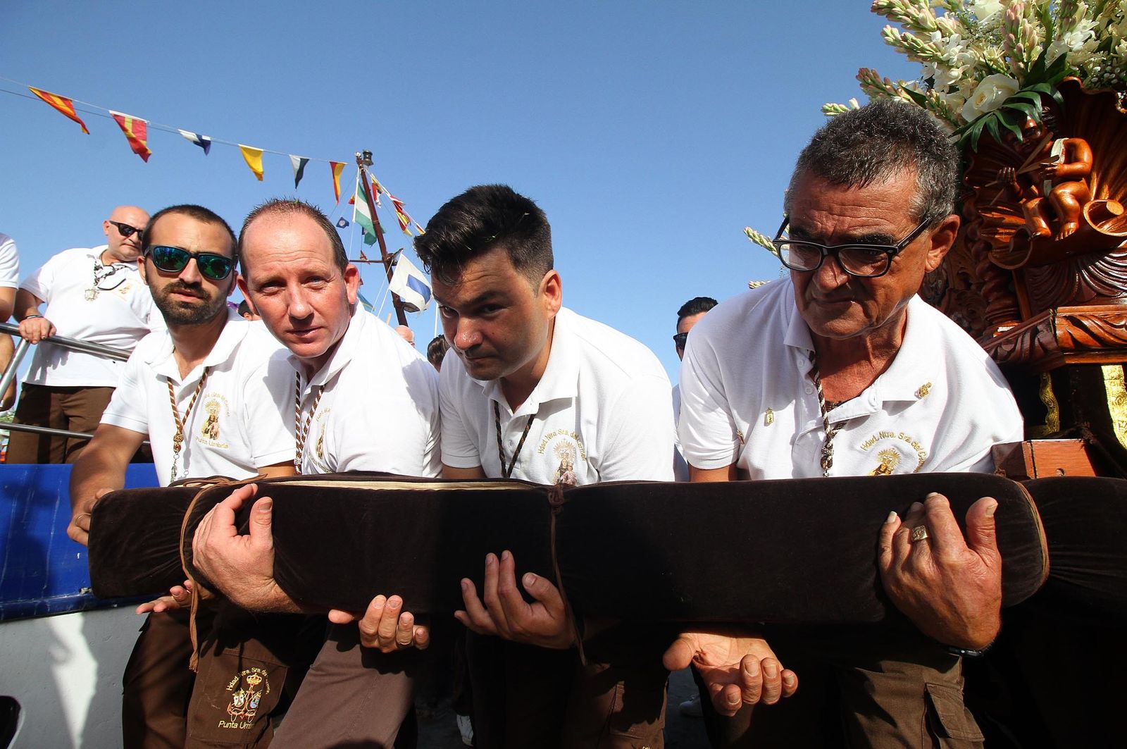 Imágenes de la procesión de la Virgen del Carmen en Punta Umbría