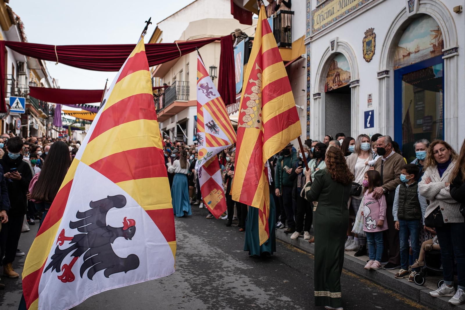 Imágenes del desfile de la Feria del Descubrimiento de Palos de la Frontera