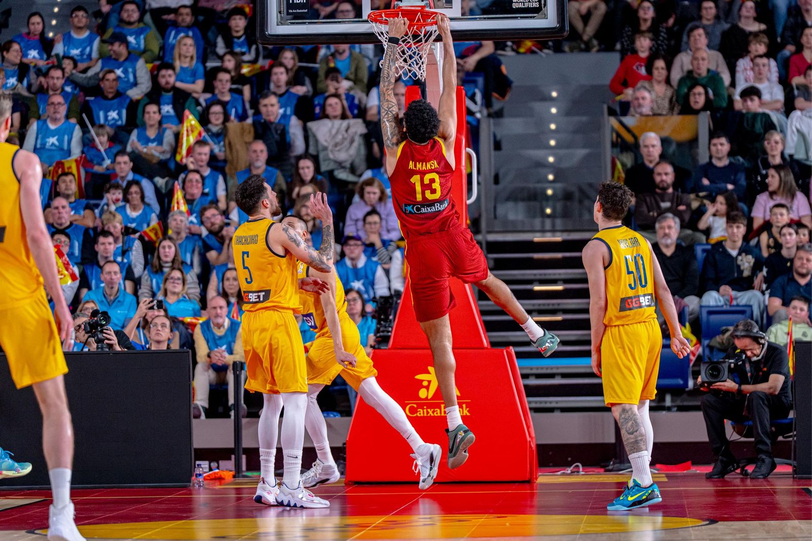 Las mejores fotos del España-Ucrania de baloncesto