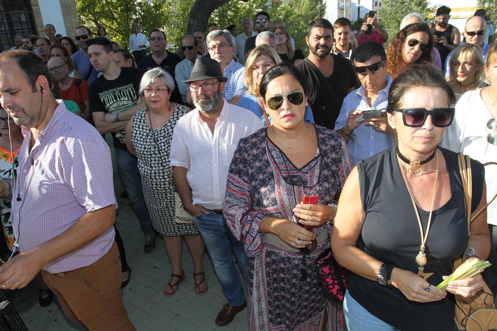 Inaguración del monumento al Niño Miguel.