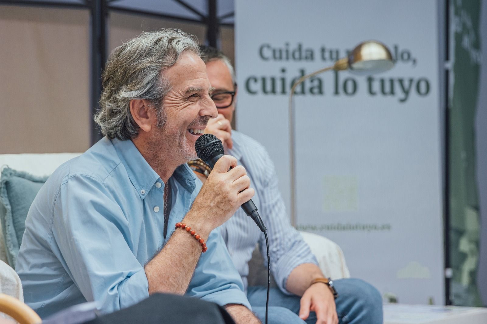 El alcaldable de Vox, Fito Carreto, durante la presentación de la campaña 'Cuida lo tuyo'.
