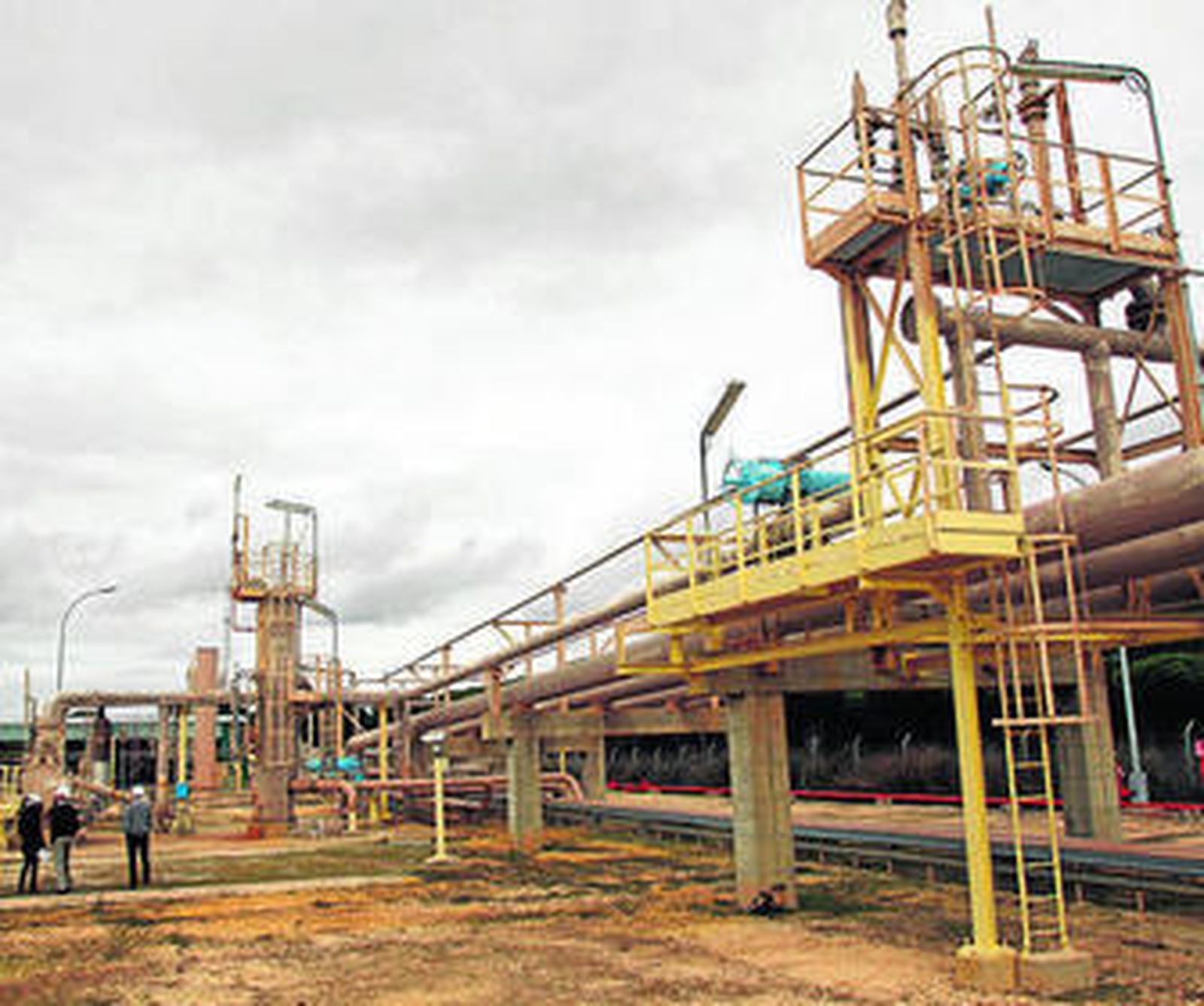 Planta de extraccion de gas Poseidon, en Mazagón.