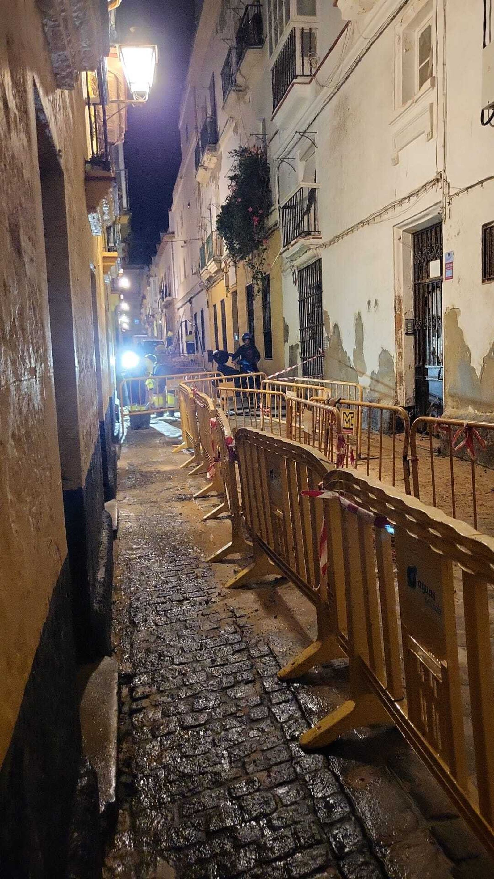 Momento de la reparación en Pasquín