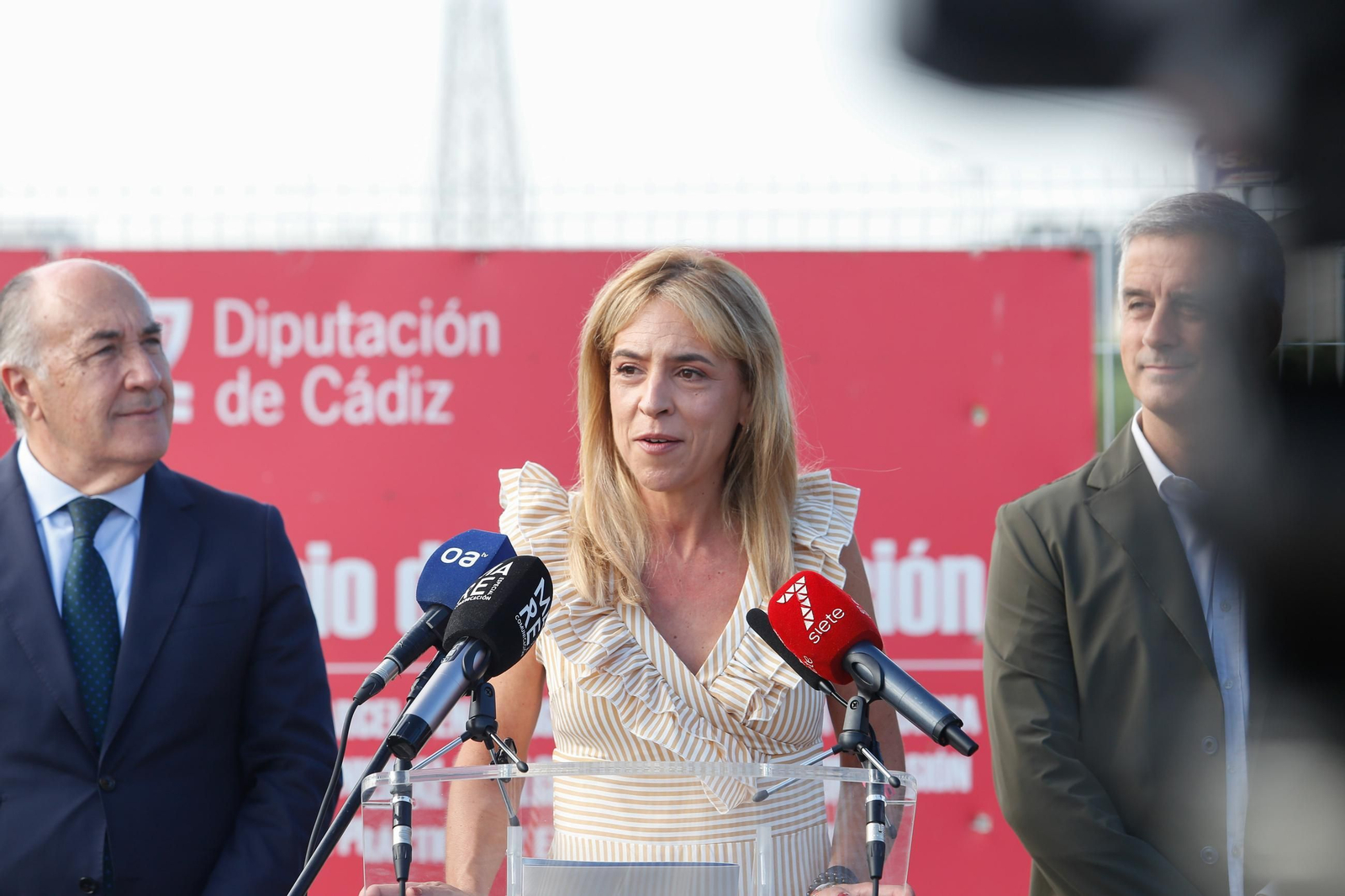 Las fotos de la inauguración de las pistas de exámenes de conducir en Algeciras