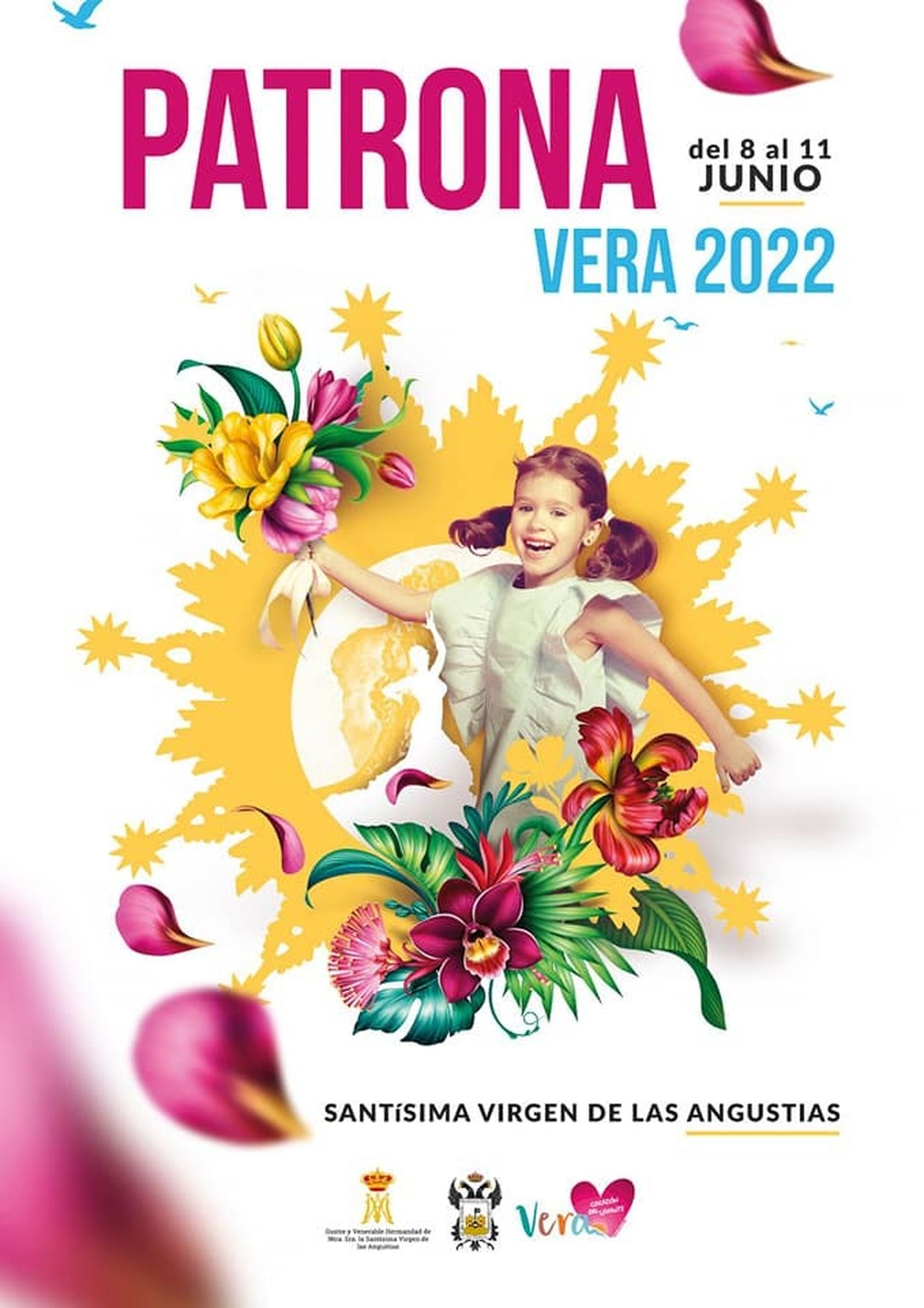 Cartel de la Fiesta de la Patrona en Vera.
