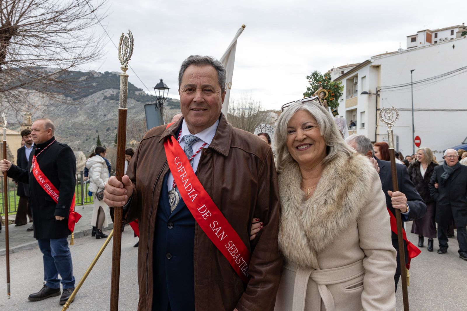 Solemne procesión de San Sebastián en La Guardia de Jaén