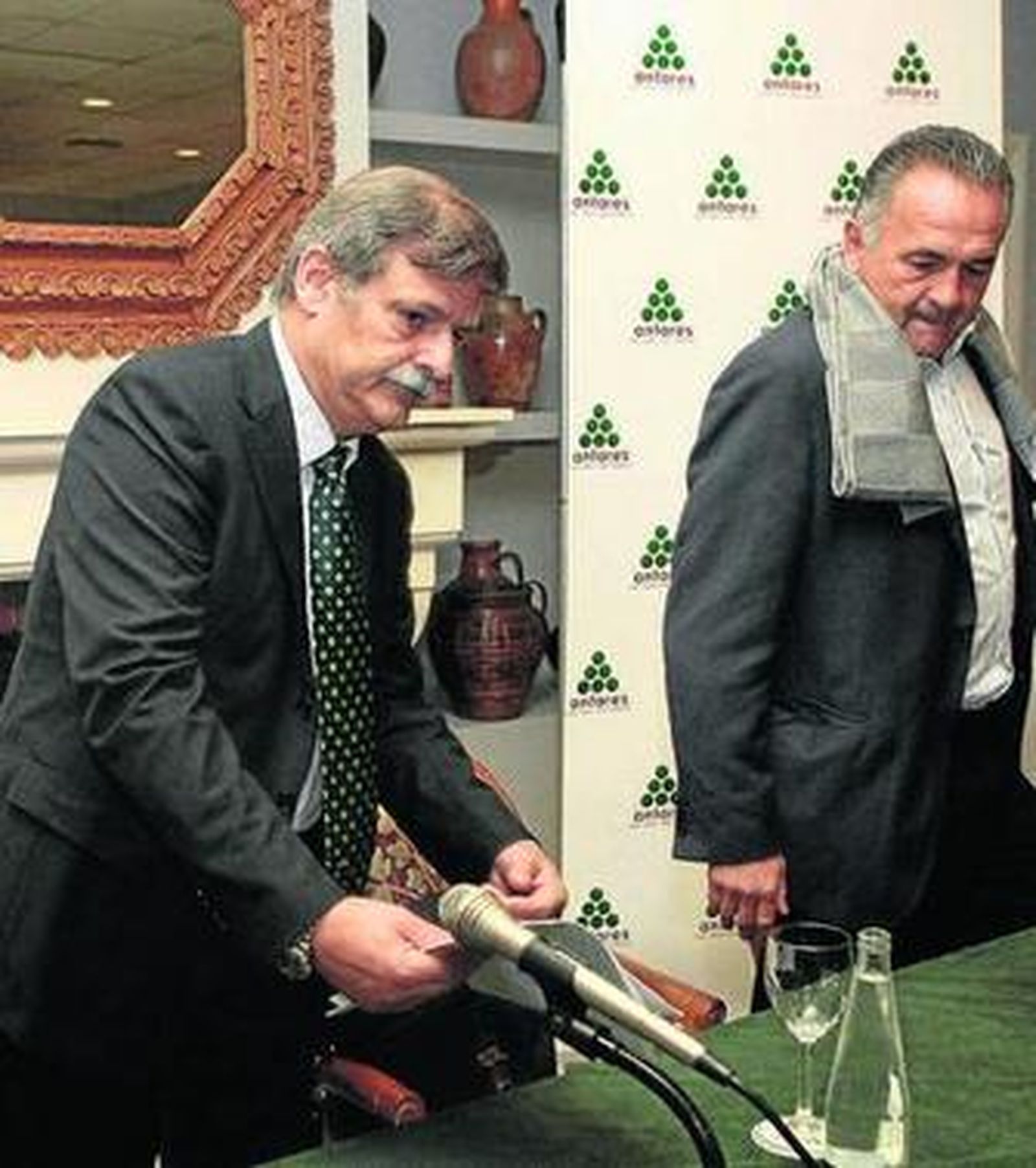 José Antonio Bosch y Rafael Gordillo, en un acto público.