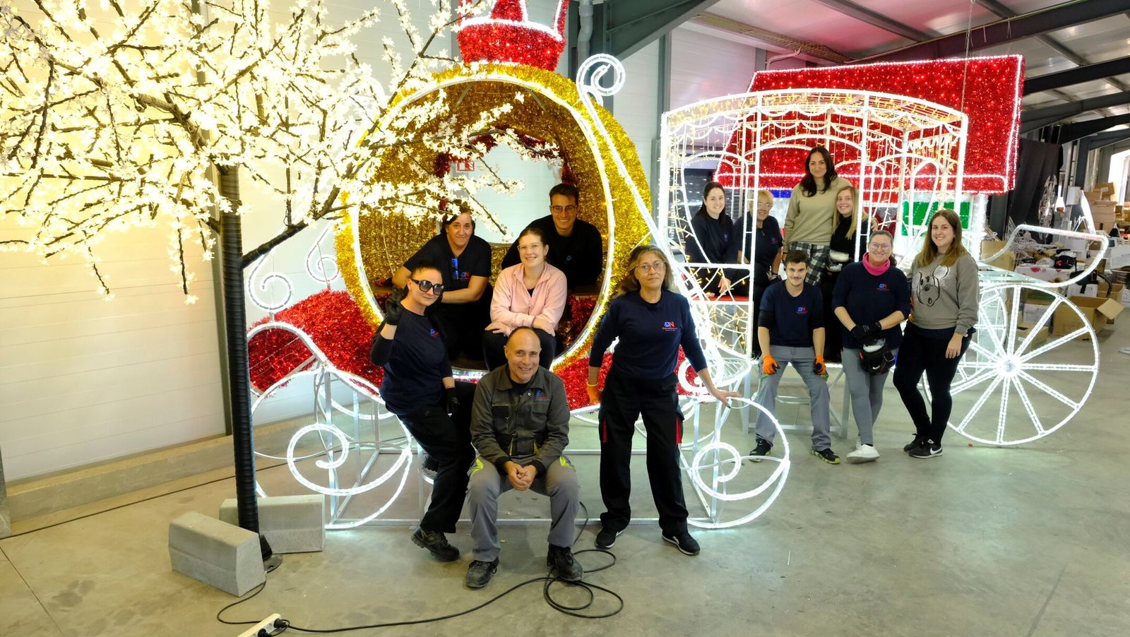 Deconature, empresa de decoración y luces de Navidad de Huécija.