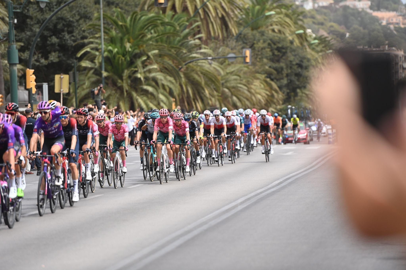 Las fotos de la Vuelta a España al paso por Málaga capital