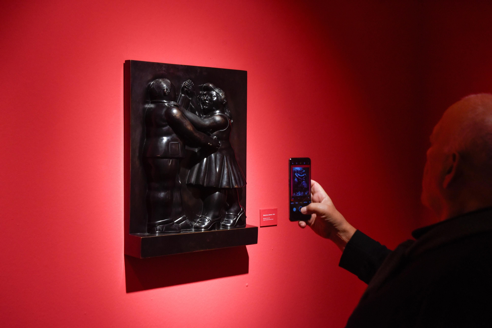 Inauguración  de la exposición sobre Fernando Botero