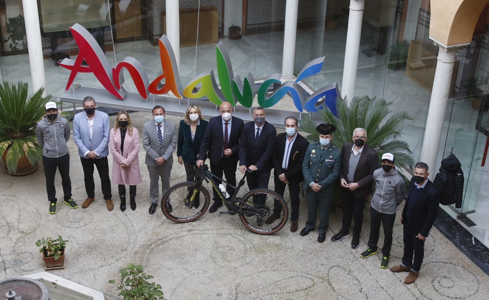 Presentación de la Andalucía Bike Race en Córdoba.