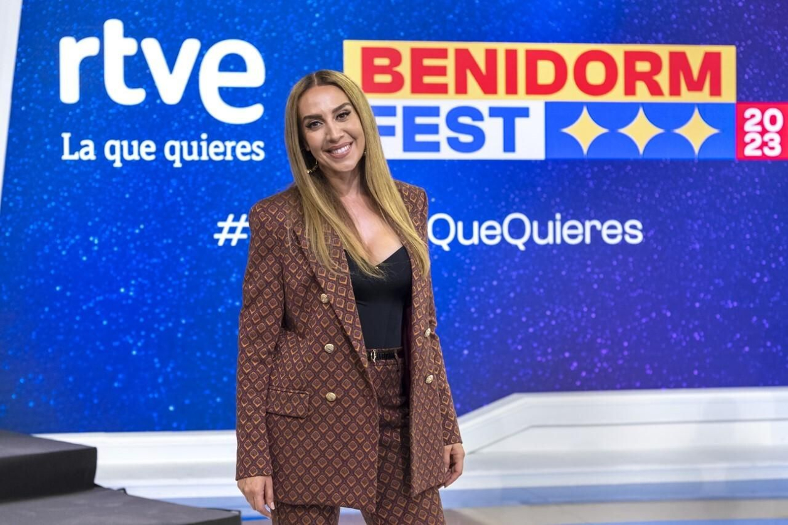 Mónica Naranjo, presentadora de las galas del Benidorm Fest 2023
