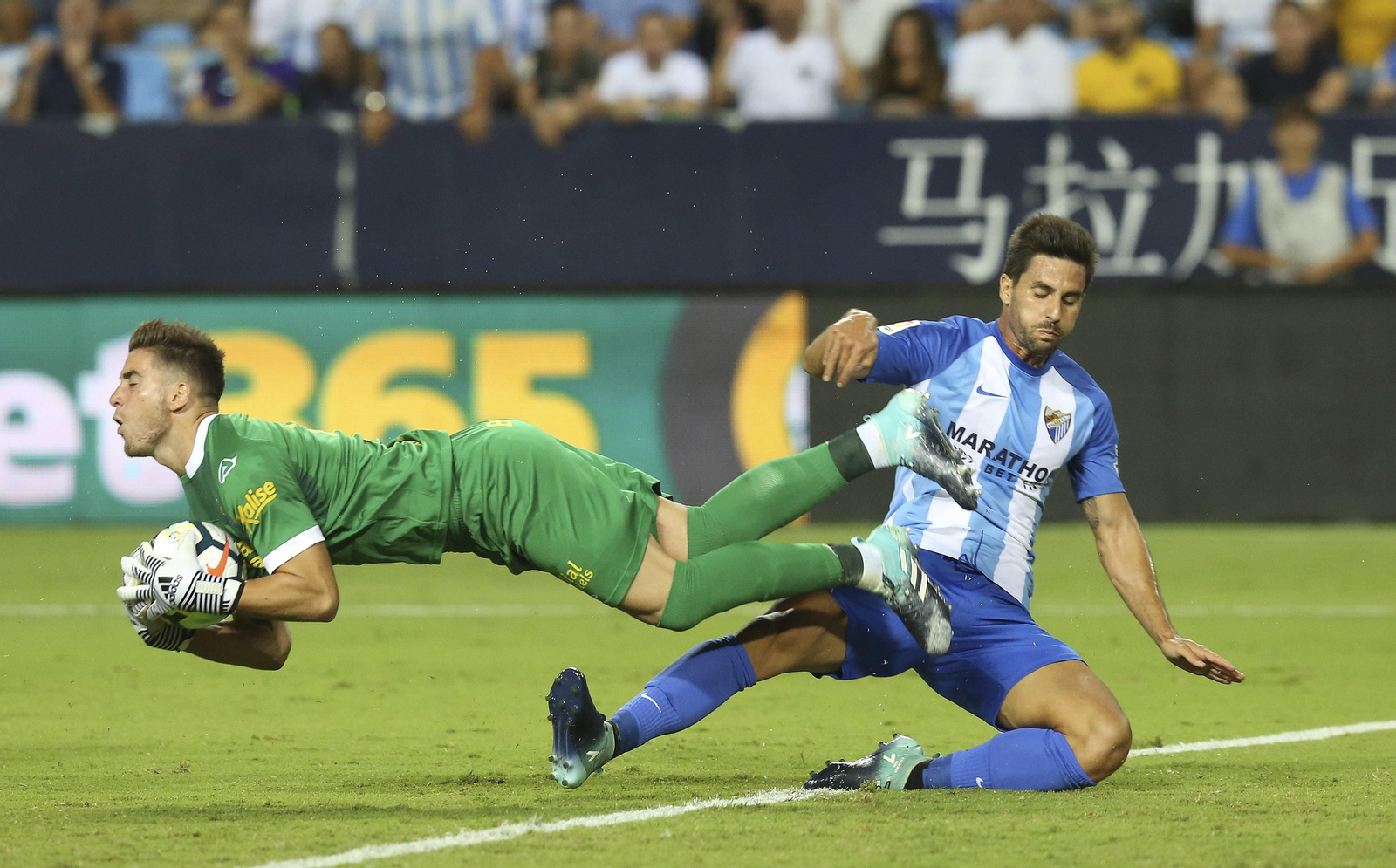El Málaga CF-Las Palmas, en imágenes