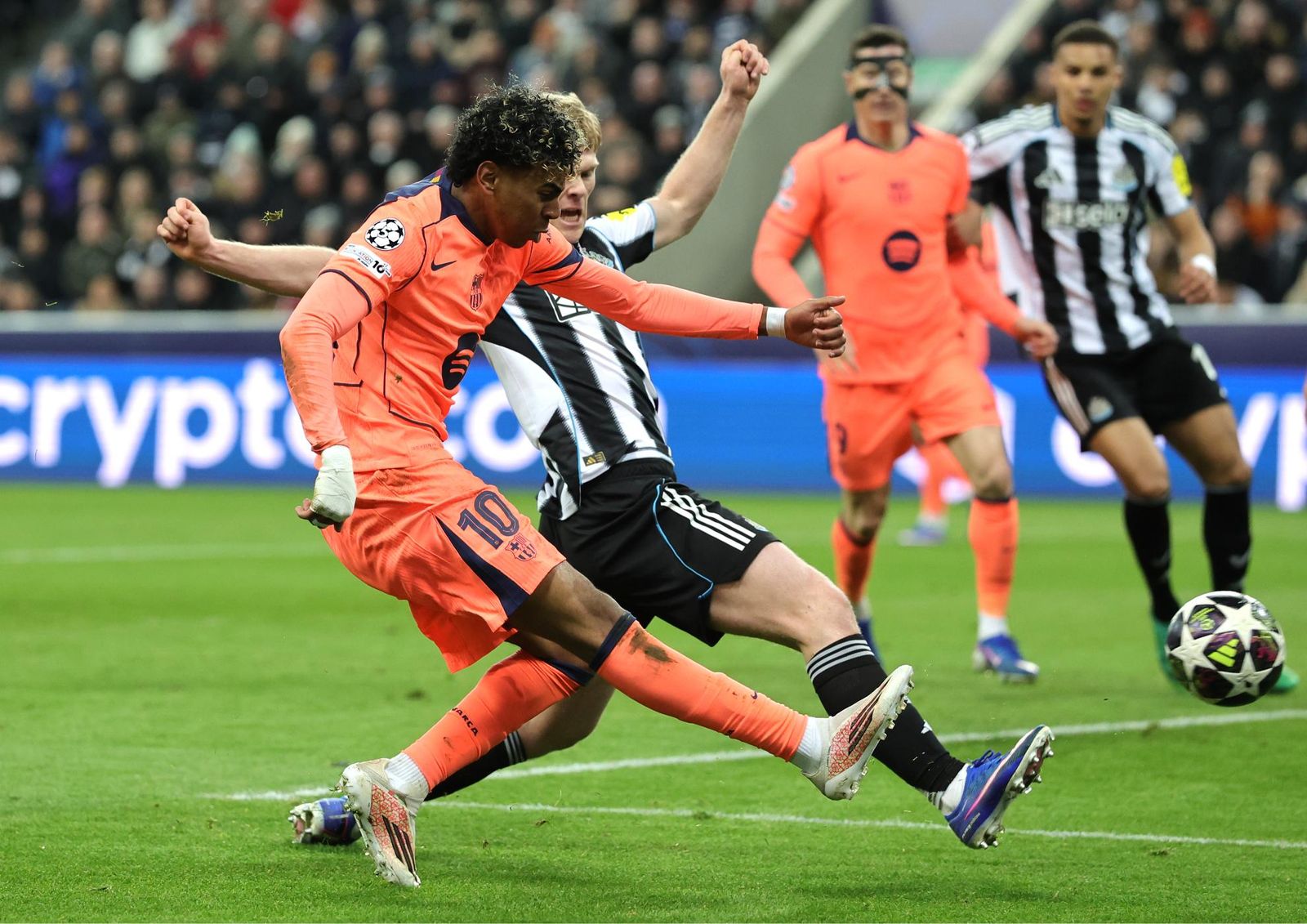 Las fotos del Newcastle-Barcelona