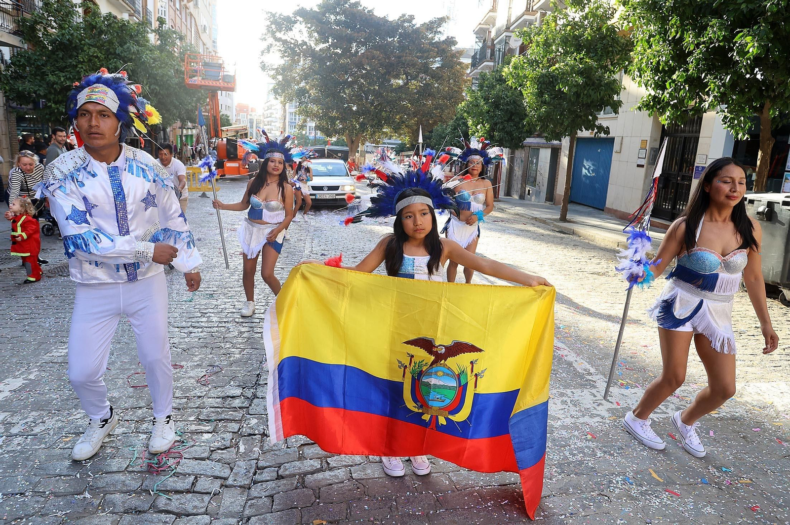 Imágenes de la cabalgata del Carnaval Colombino 2024