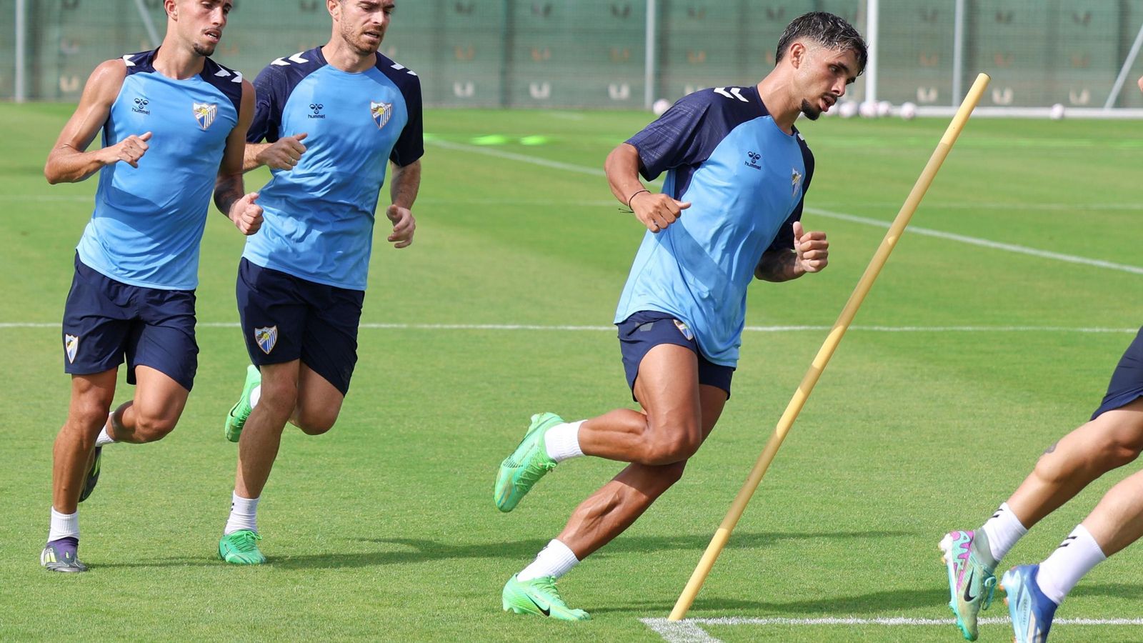 El Málaga CF prueba la Ciudad Deportiva de Arraijanal
