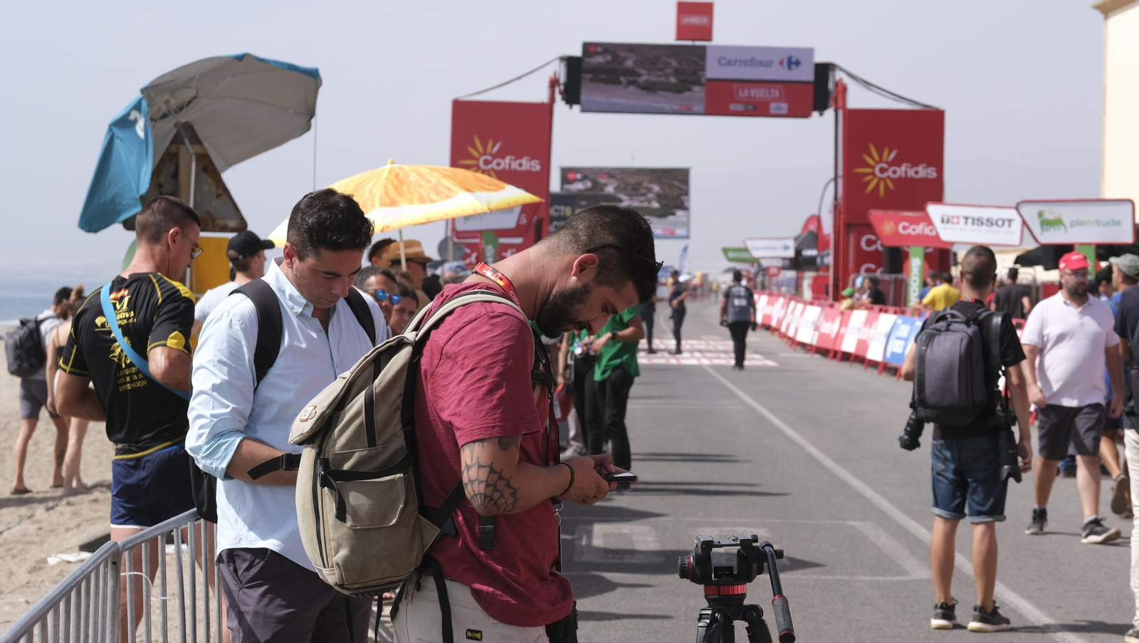 Imágenes de la etapa de la Vuelta a España con llegada en Cabo de Gata, Almería