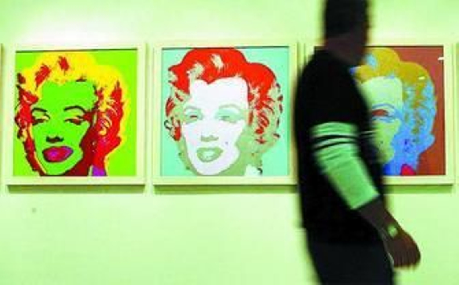Retrato de Marylin realizado por Andy Warhol.