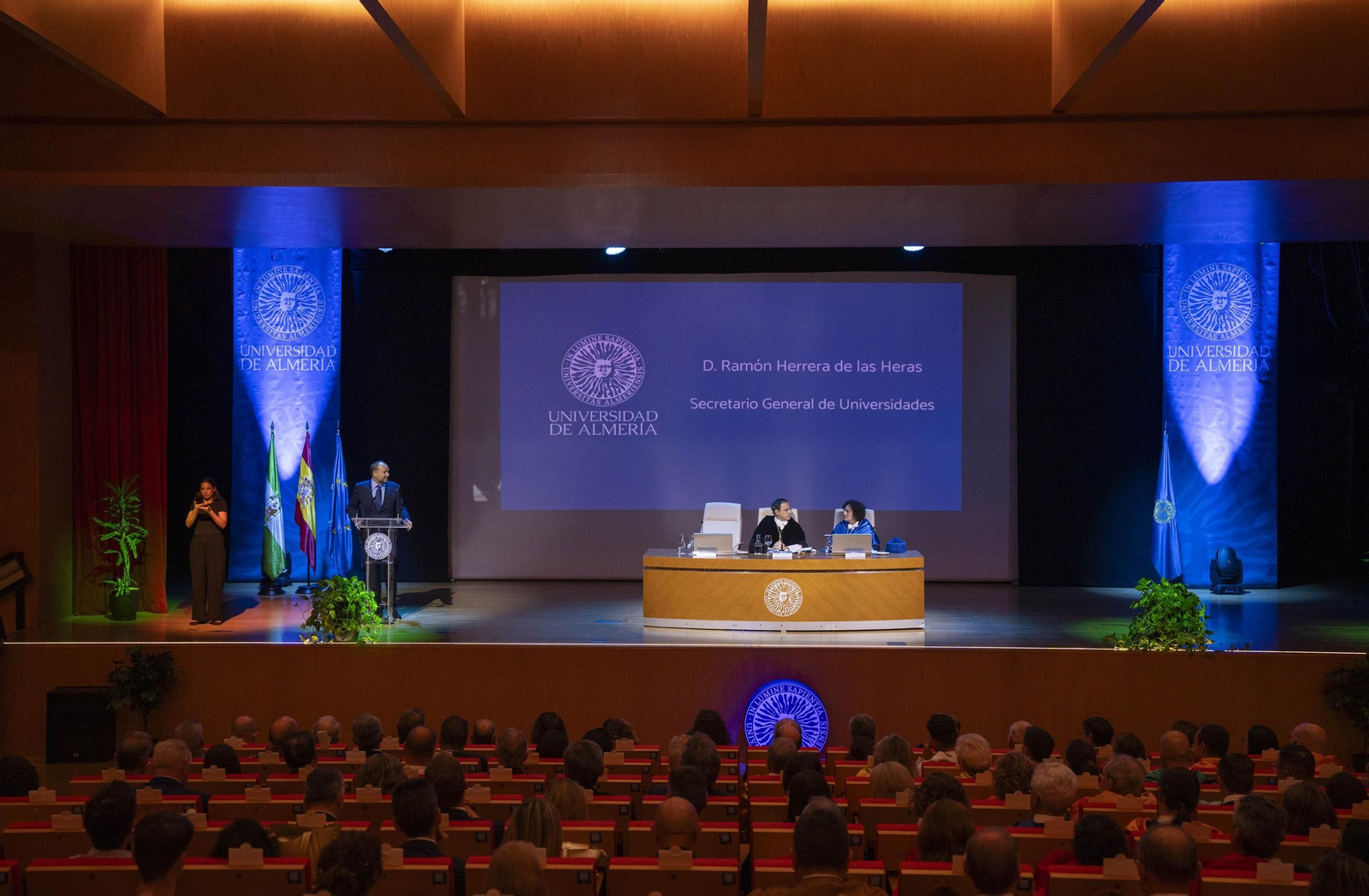 Acto académico de apertura del curso 2025-2026 en la UAL