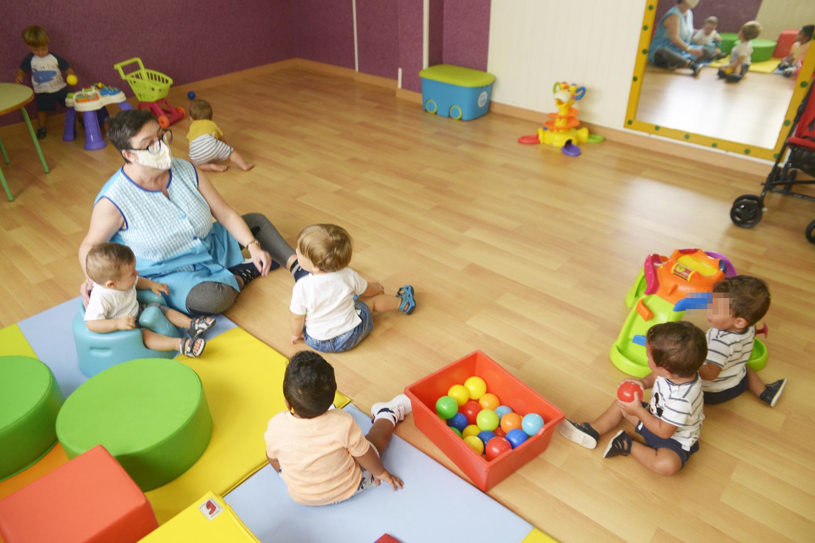 Inicio de curso en la guardería Reina Juana de San Roque