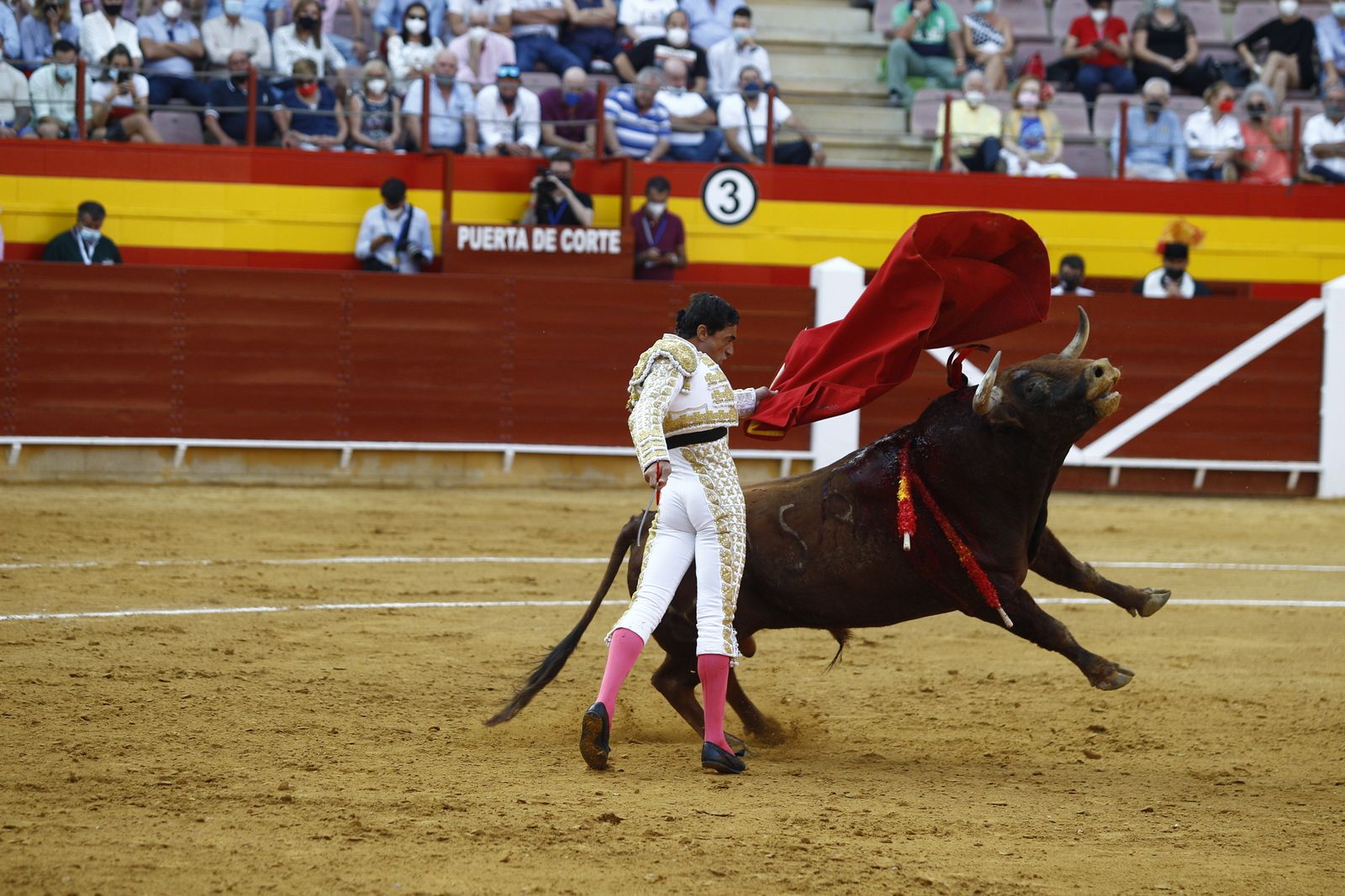 Fotogalería corrida de toros. Cayetano Rivera, Paco Ureña y Roca Rey. Roquetas de Mar.