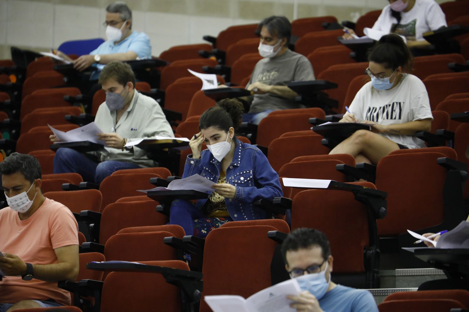 Las oposiciones de Secundaria en Córdoba, en imágenes