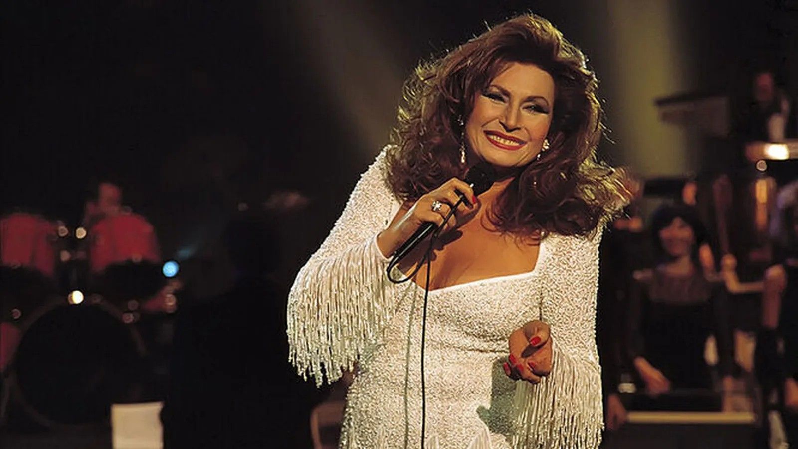 Rocío Jurado, en una actuación.