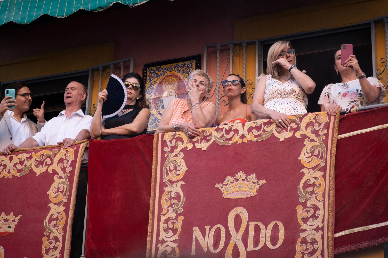 La procesión extraordinaria de la Virgen de los Dolores del Cerro del Águila, en imágenes