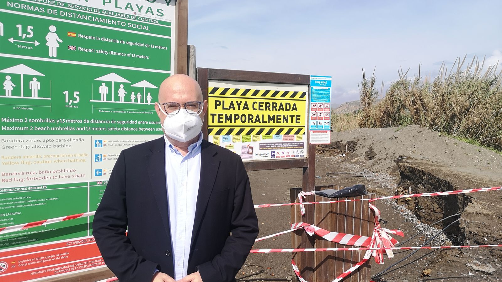 El concejal de Playas de Torre del Mar, Jesús Pérez Atencia.