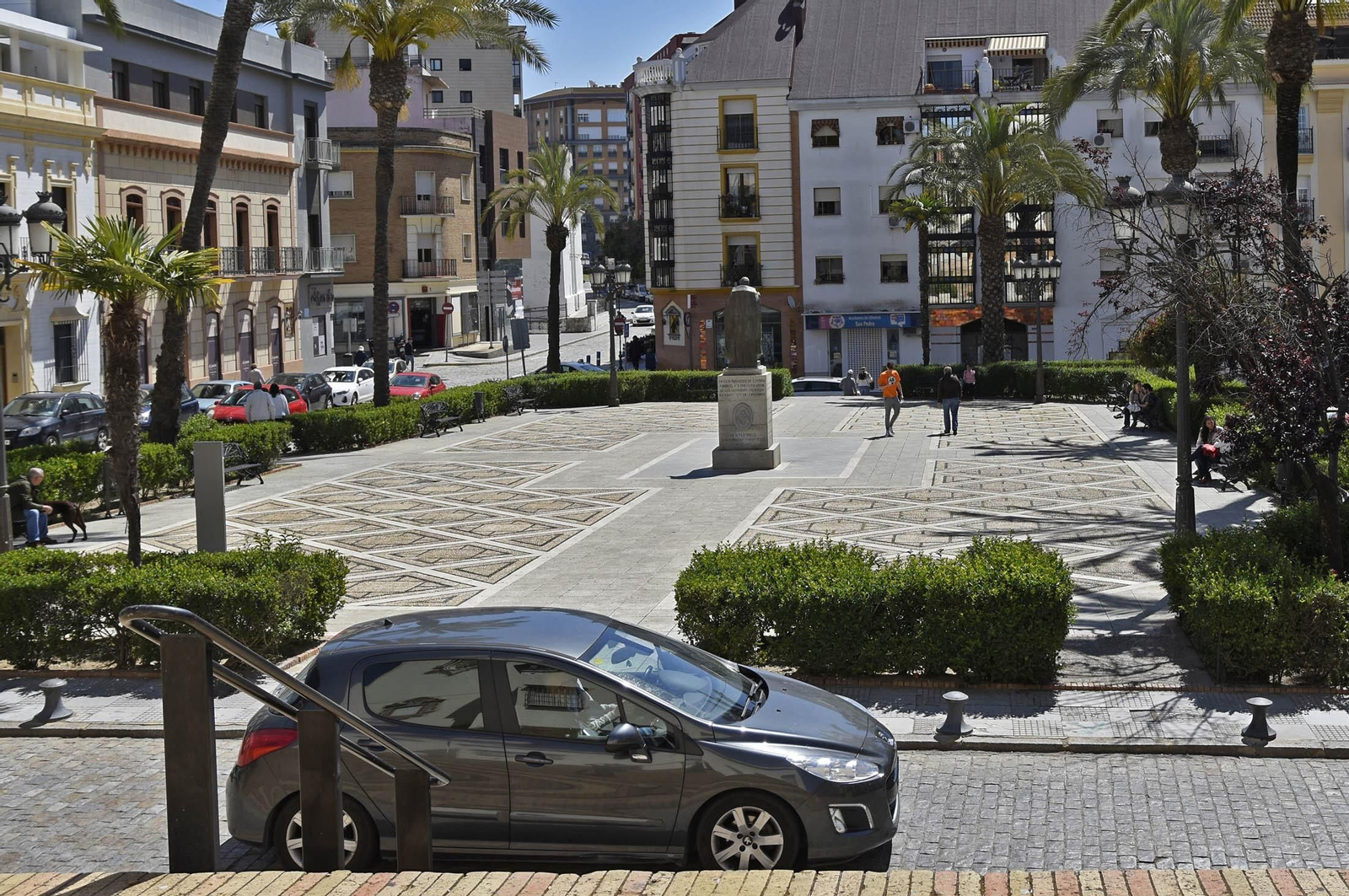 Imágenes de las calles que se incluirán en la peatonalización del centro