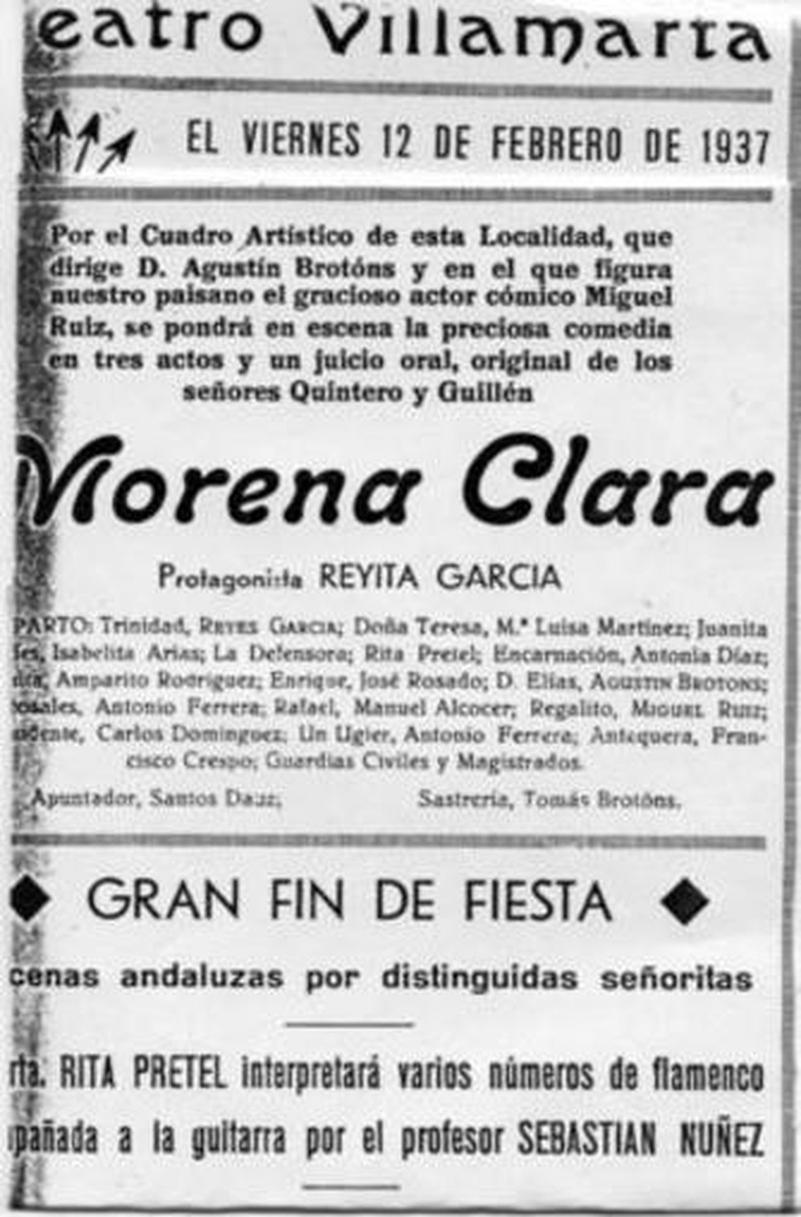 Rita Pretel, una desconocida cantaora jerezana