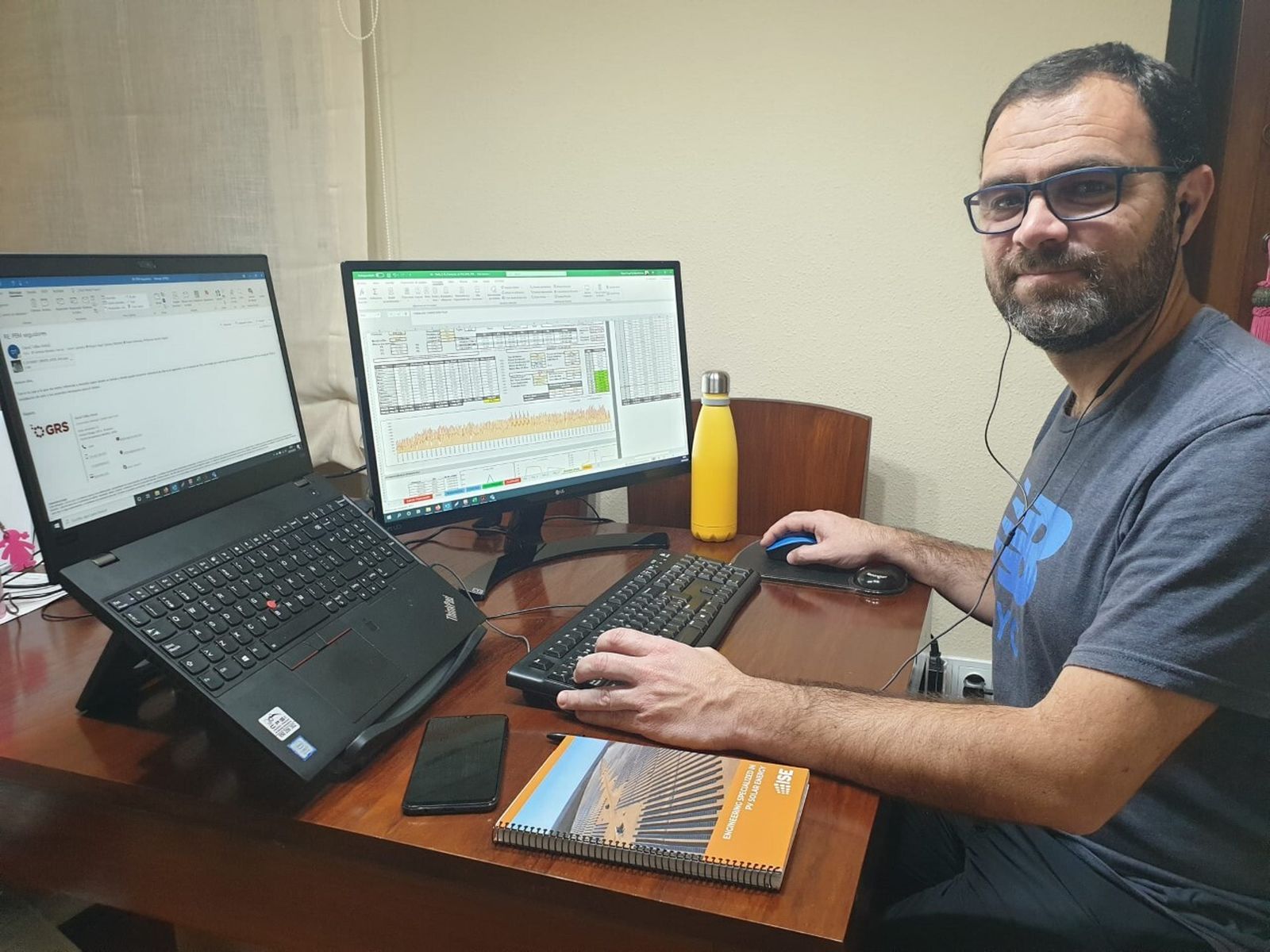 Miguel Angel Sánchez Martinez, responsable del área de Ingeniería de Autoconsumo de Ingenia Solar Energy