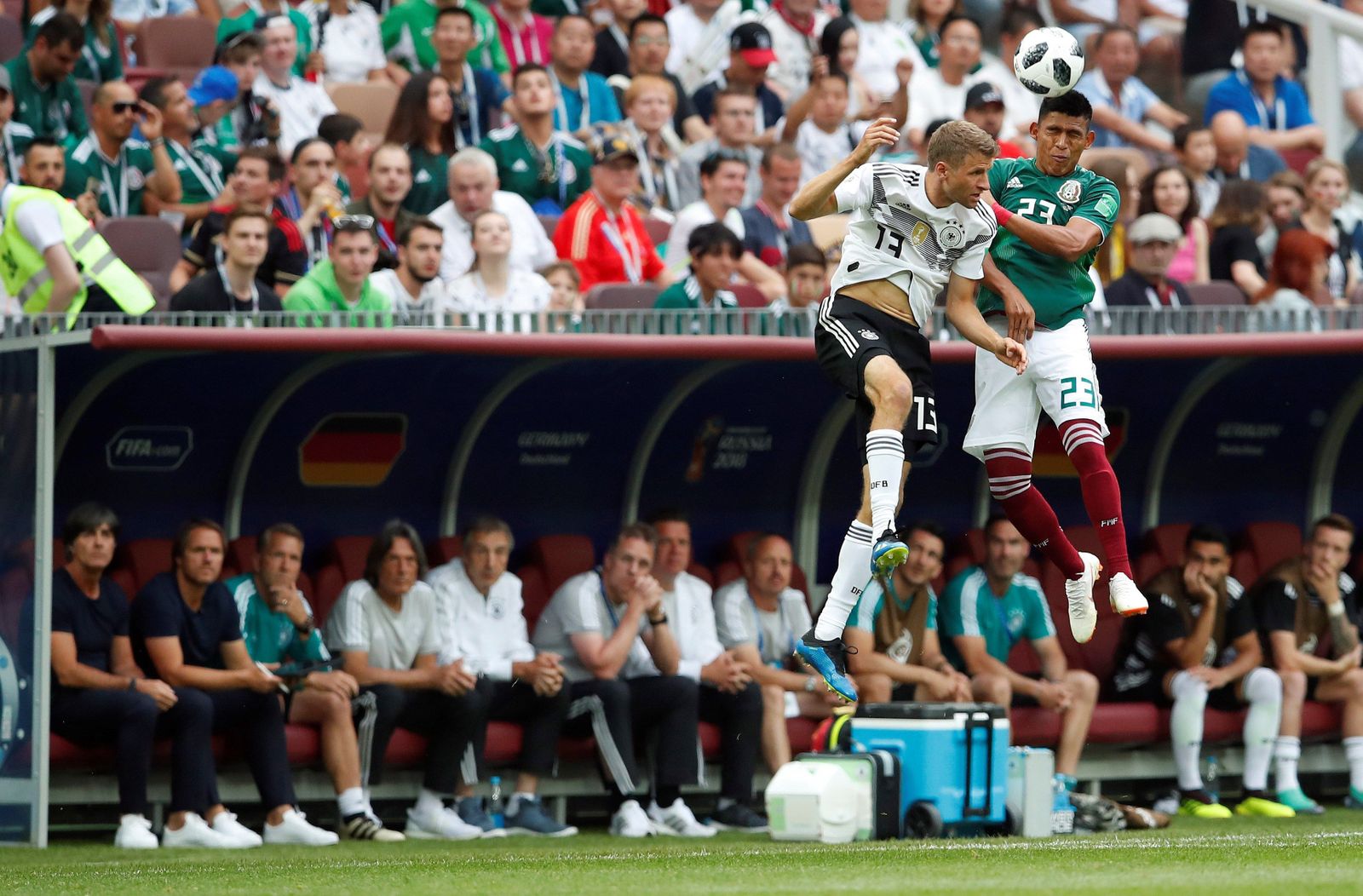 Las imágenes del Alemania-México