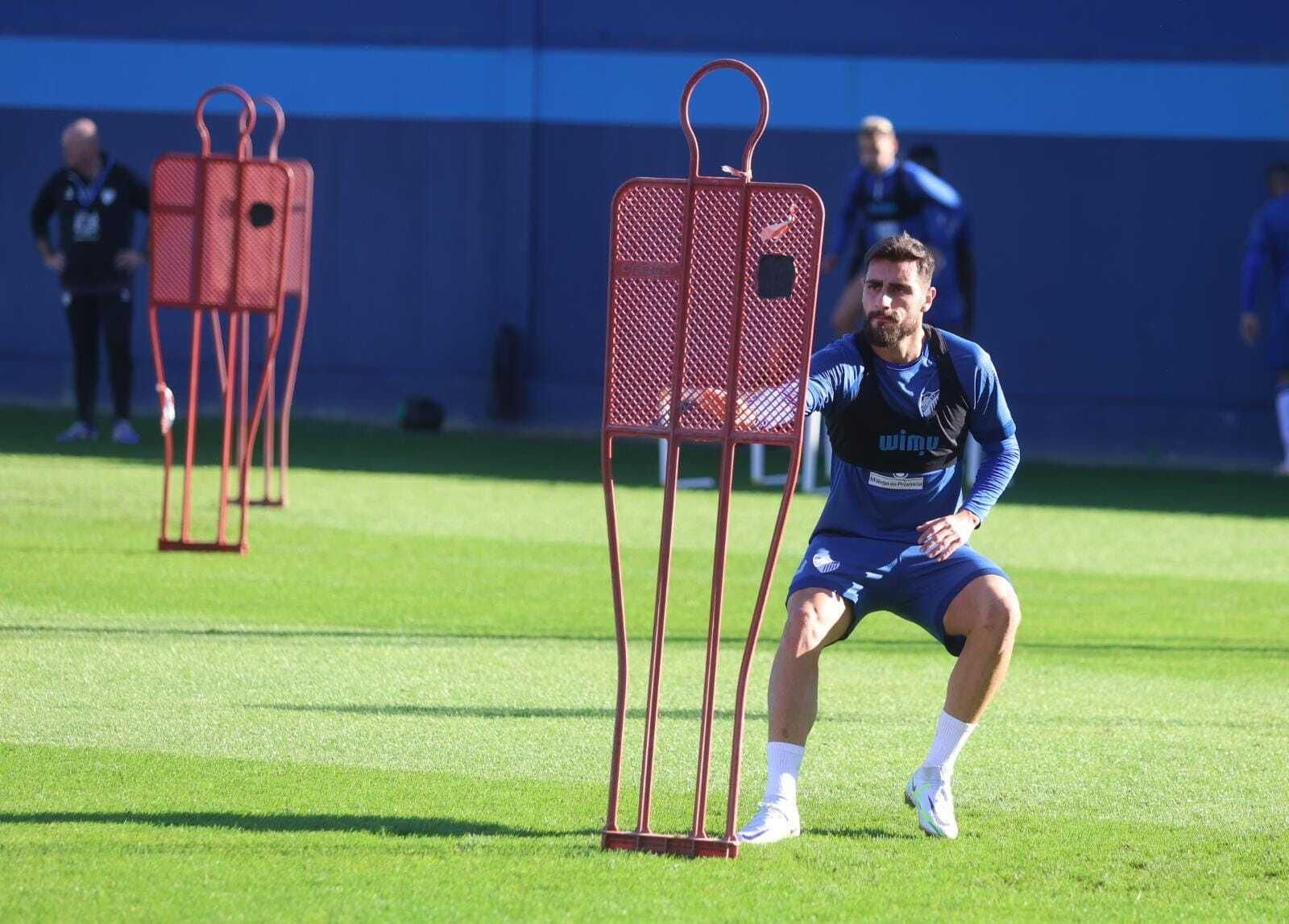 El entrenamiento del Málaga CF, en imágenes